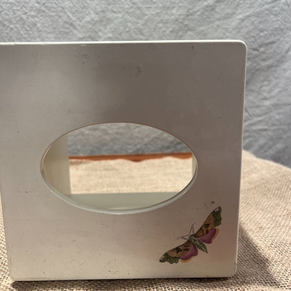 Vintage Botanic Garden Floral Tissue Box Cover Cottagecore Shabby Chic - Picture 7 of 9